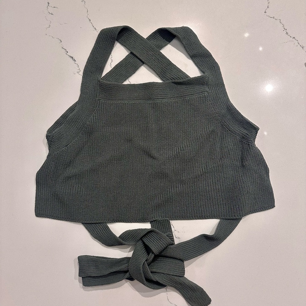Wilfred Cayenne Knit Top in Green